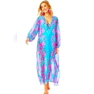 Lilly Pulitzer Frey L/XL Maxi Cover-up NWOT
